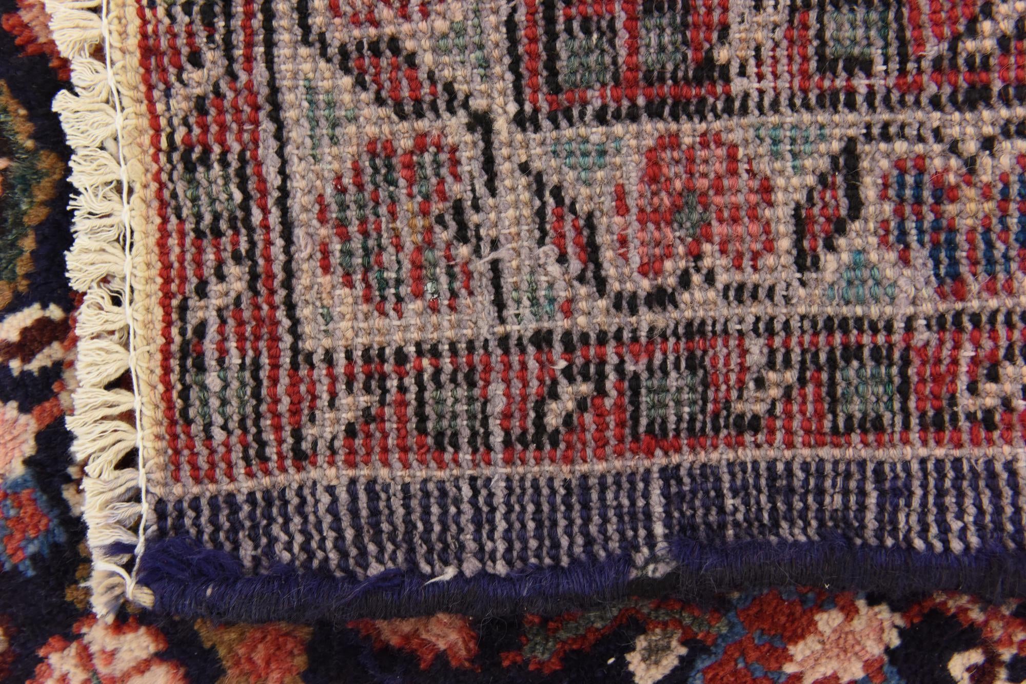 105cm x 320cm Hand Knotted Farahan Persian Wool Runner Rug