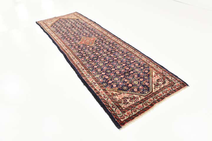 105cm x 320cm Hand Knotted Farahan Persian Wool Runner Rug