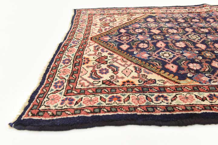 105cm x 320cm Hand Knotted Farahan Persian Wool Runner Rug