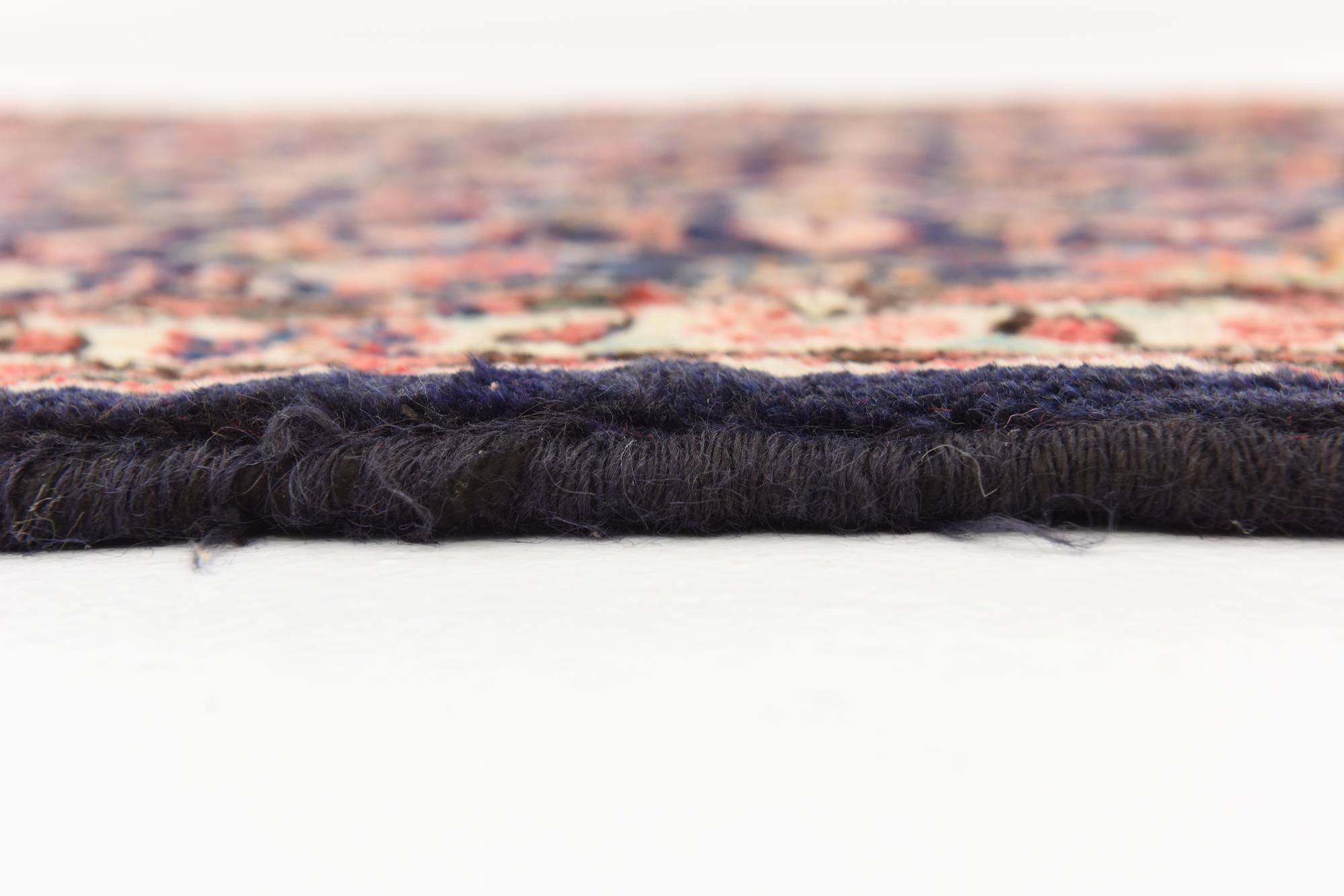105cm x 320cm Hand Knotted Farahan Persian Wool Runner Rug