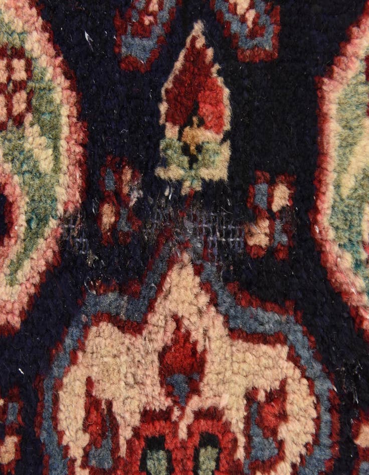 Detail image of 4' 3 x 10' 2  Hand Knotted Farahan Persian Wool Runner Rug