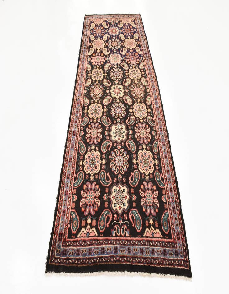 Detail image of 4' 3 x 10' 2 Hand Knotted Farahan Persian Wool Runner Rug