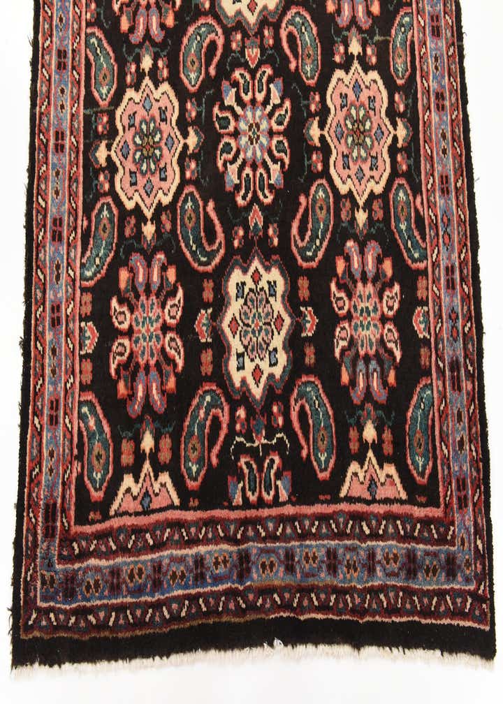 4' 3 x 10' 2 Hand Knotted Farahan Persian Wool Runner Rug