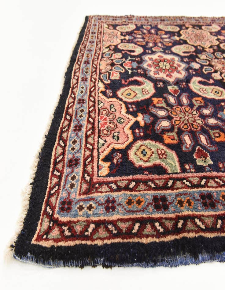 Detail image of 4' 3 x 10' 2 Hand Knotted Farahan Persian Wool Runner Rug