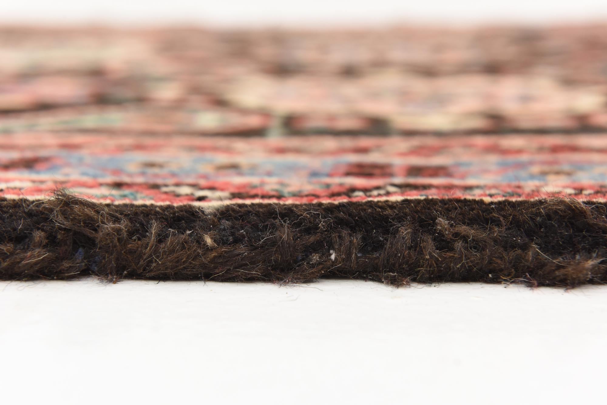 4' 3 x 10' 2 Hand Knotted Farahan Persian Wool Runner Rug