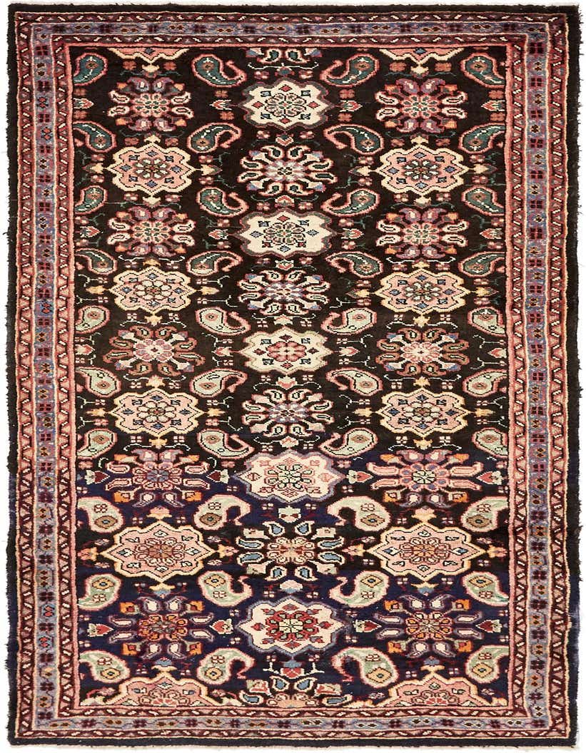 4' 3 x 10' 2 Hand Knotted Farahan Persian Wool Runner Rug