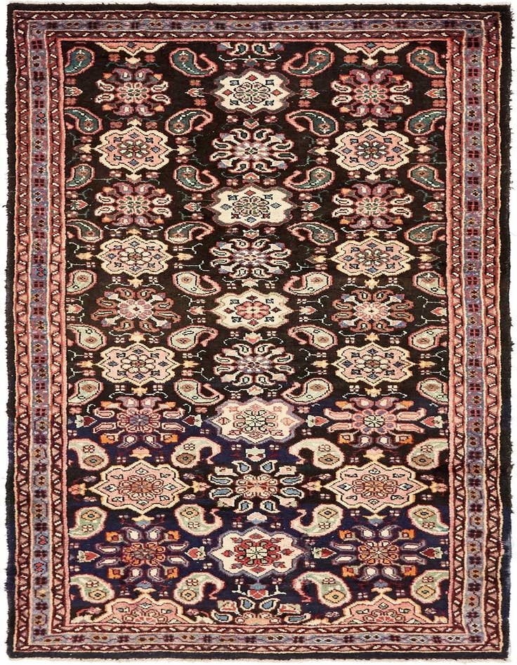 Detail image of 4' 3 x 10' 2 Hand Knotted Farahan Persian Wool Runner Rug