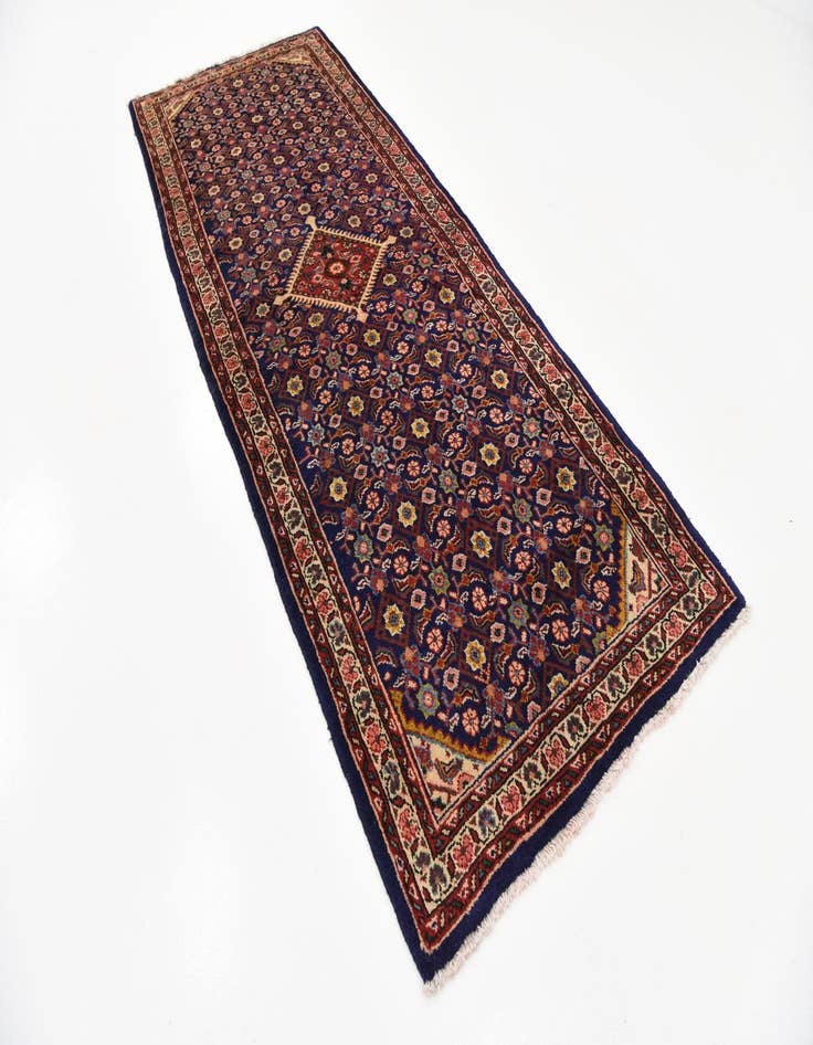 Detail image of 3' 10 x 10' 2  Hand Knotted Farahan Persian Wool Runner Rug