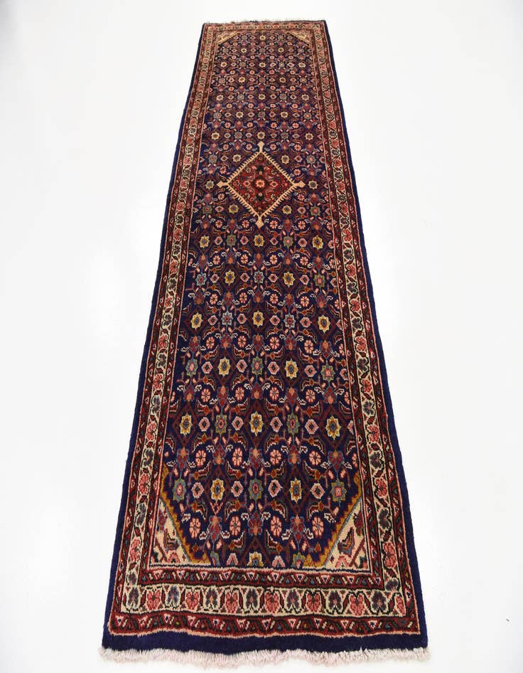 Detail image of 3' 10 x 10' 2  Hand Knotted Farahan Persian Wool Runner Rug