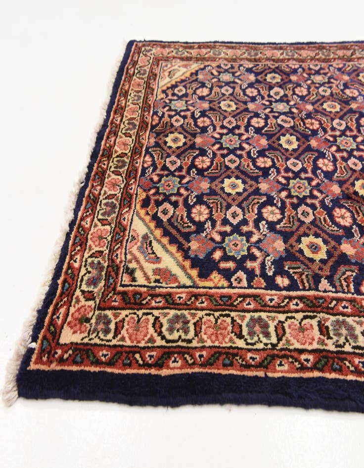 Detail image of 3' 10 x 10' 2  Hand Knotted Farahan Persian Wool Runner Rug