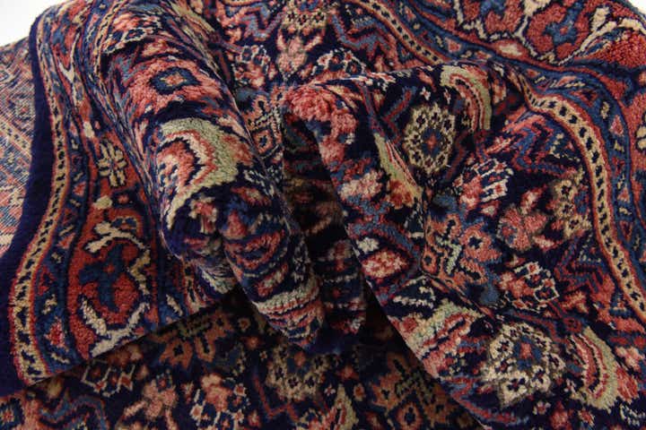 4' 1 x 10' 1 Hand Knotted Farahan Persian Wool Runner Rug