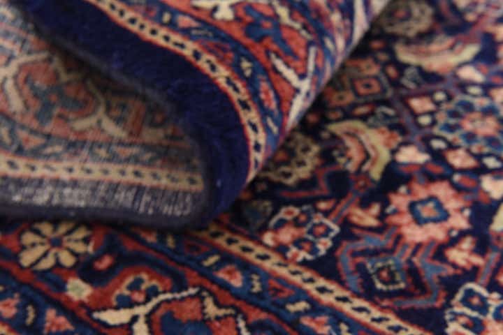 4' 1 x 10' 1 Hand Knotted Farahan Persian Wool Runner Rug