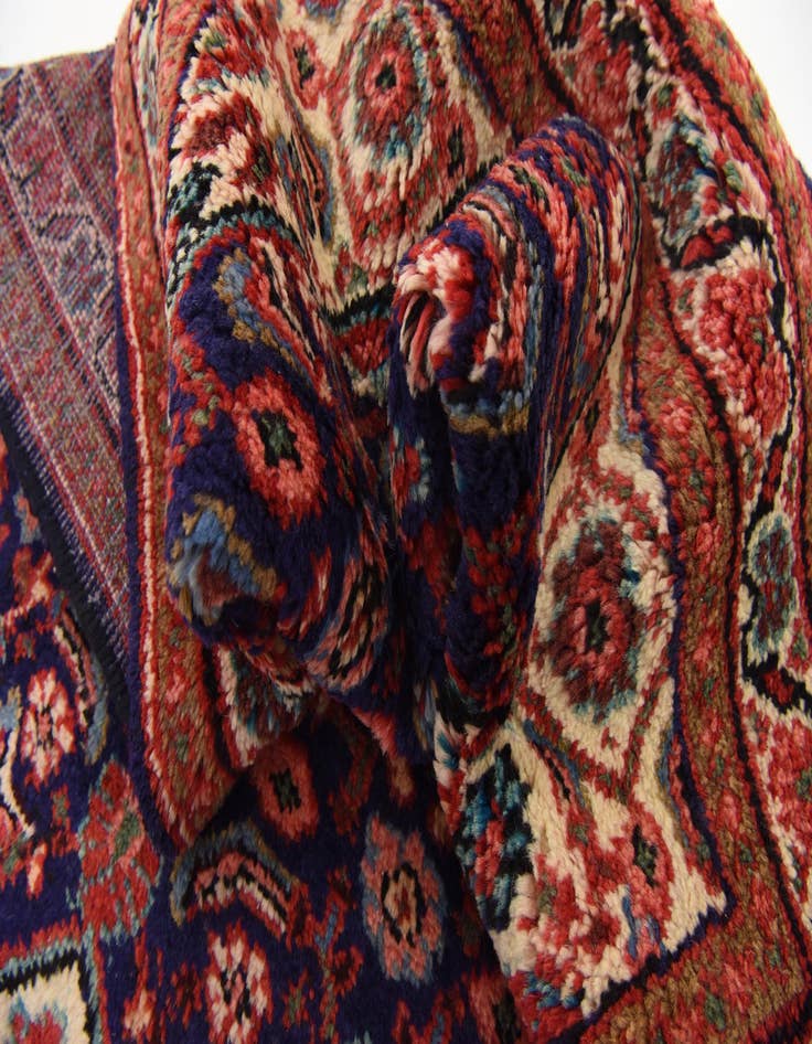 Detail image of 3' 7 x 10'  Hand Knotted Farahan Persian Wool Runner Rug