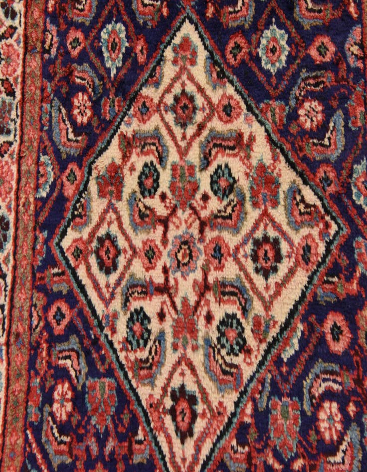 Detail image of 3' 7 x 10'  Hand Knotted Farahan Persian Wool Runner Rug