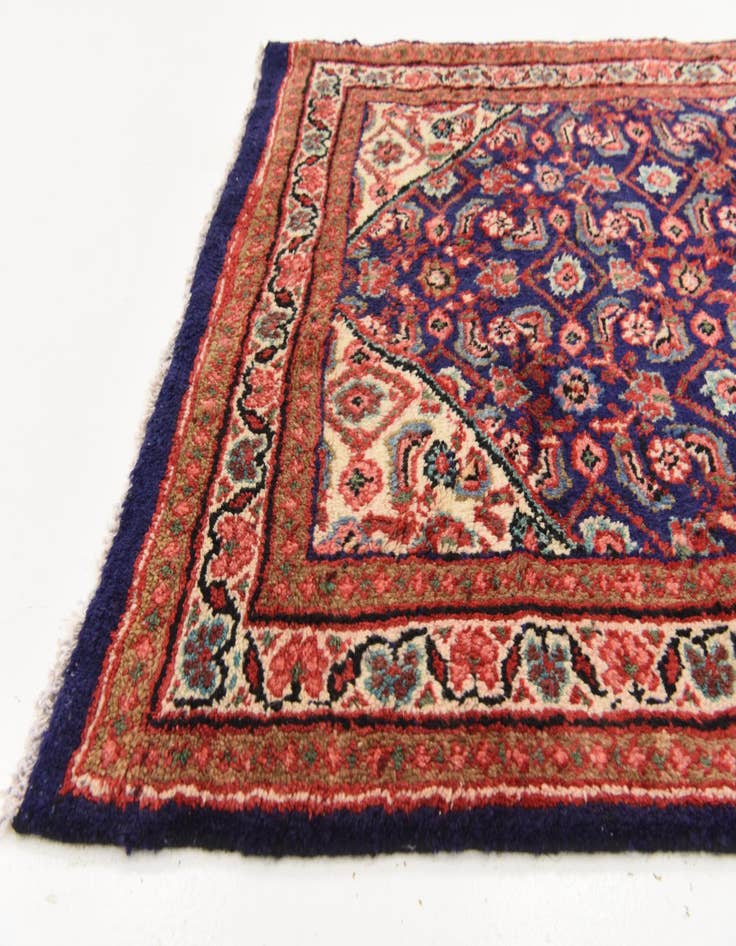 Detail image of 3' 7 x 10'  Hand Knotted Farahan Persian Wool Runner Rug