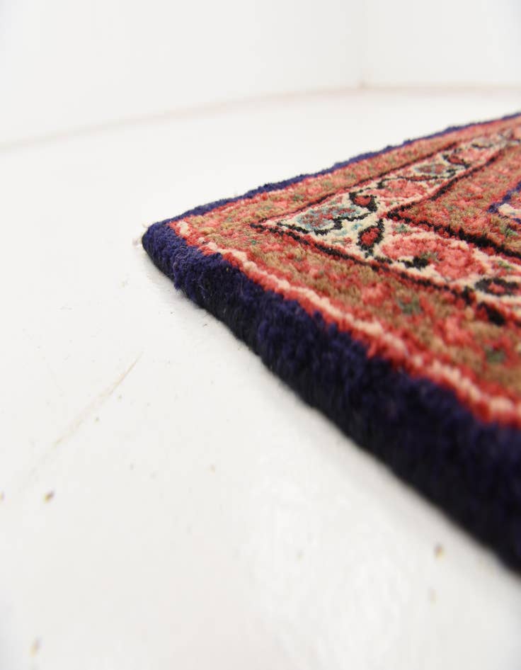 Detail image of 3' 7 x 10'  Hand Knotted Farahan Persian Wool Runner Rug