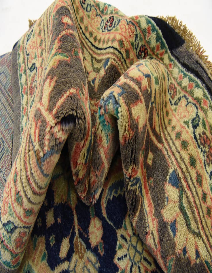 Detail image of 4' x 10' 5  Hand Knotted Farahan Persian Wool Runner Rug