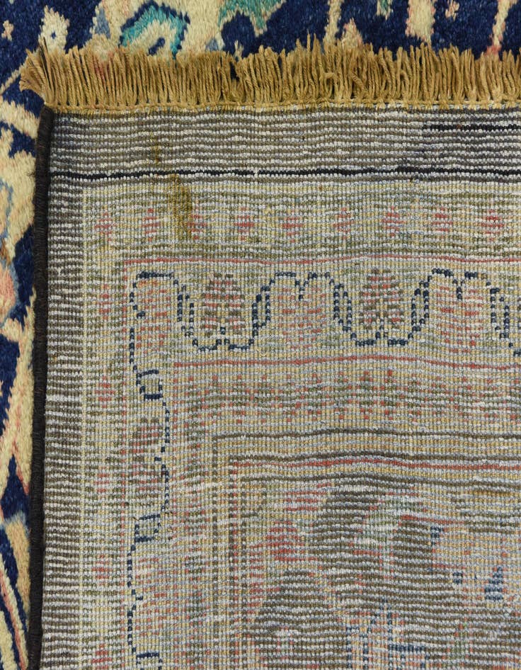 Detail image of 4' x 10' 5  Hand Knotted Farahan Persian Wool Runner Rug