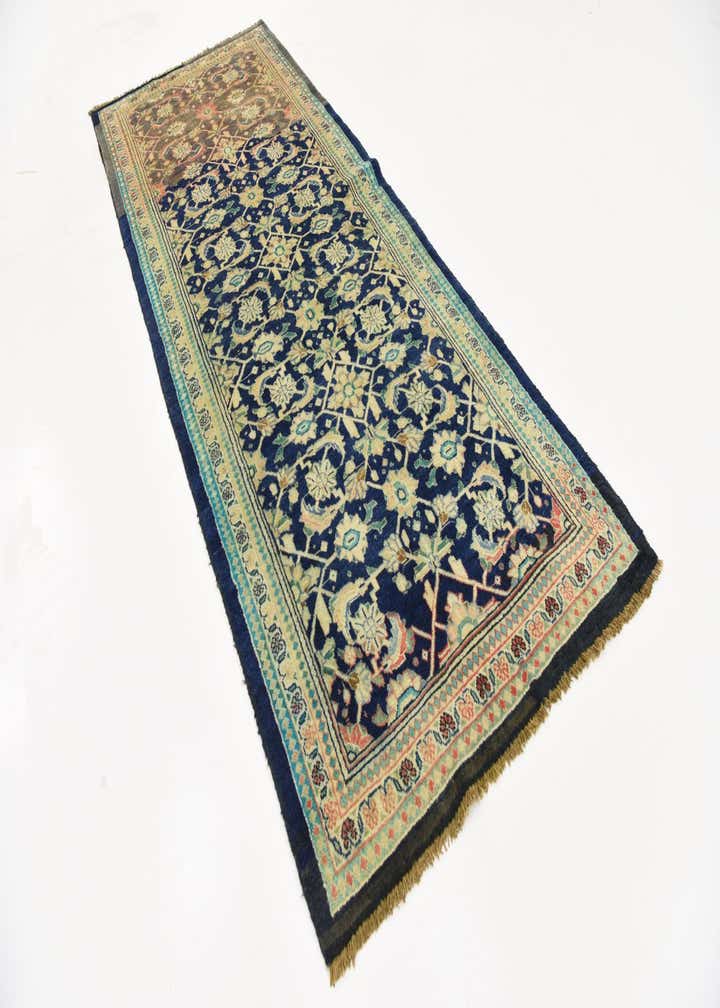 4' x 10' 5 Hand Knotted Farahan Persian Wool Runner Rug