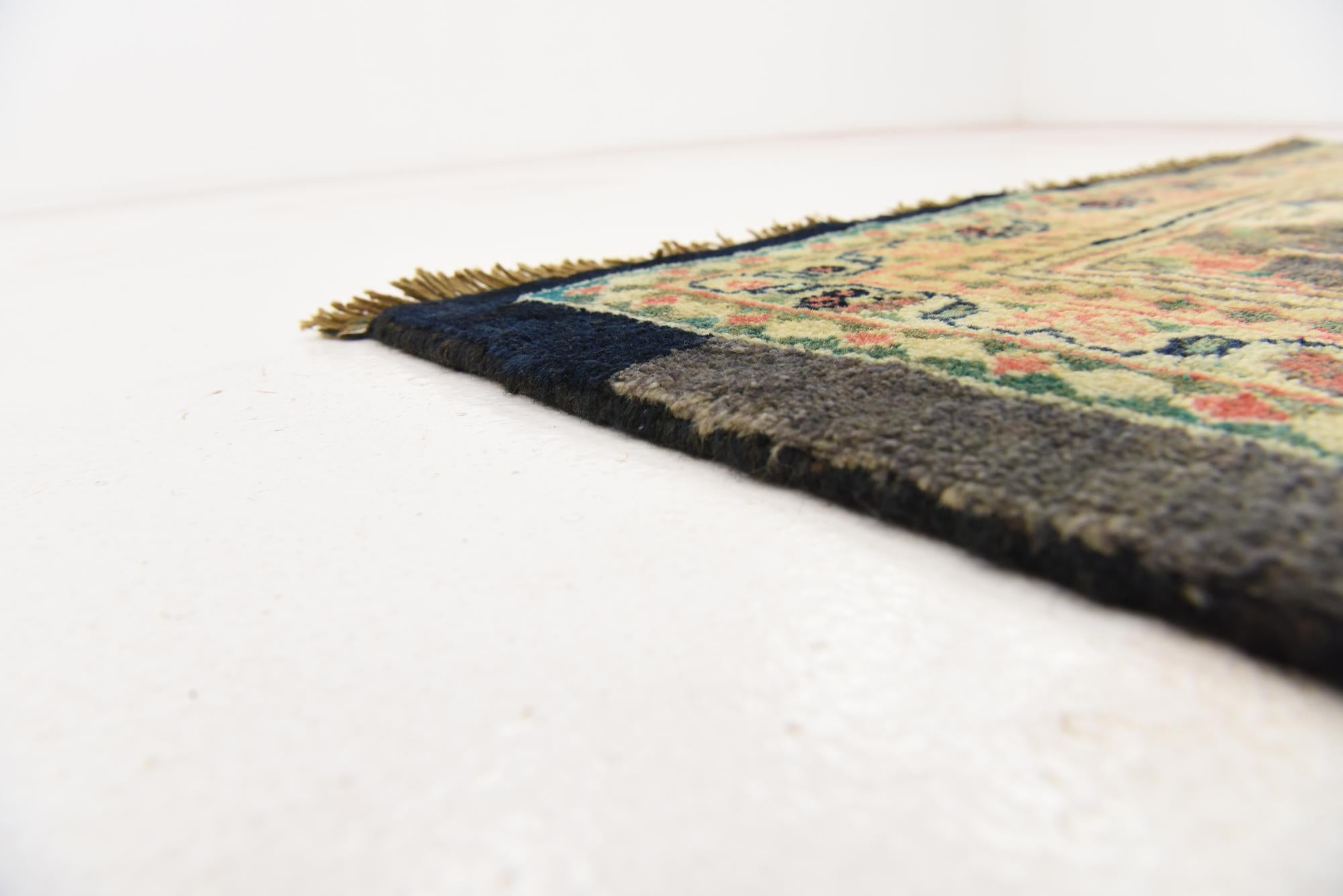 4' x 10' 5 Hand Knotted Farahan Persian Wool Runner Rug