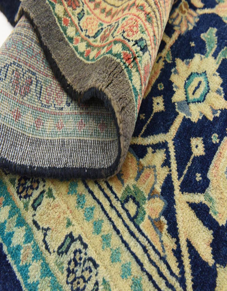 Detail image of 4' x 10' 5  Hand Knotted Farahan Persian Wool Runner Rug