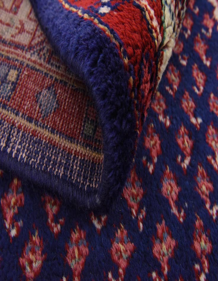 Detail image of 3' 6 x 11'  Hand Knotted Farahan Persian Wool Runner Rug