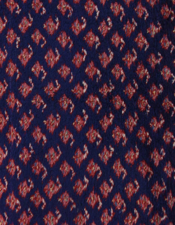 Detail image of 3' 6 x 11'  Hand Knotted Farahan Persian Wool Runner Rug