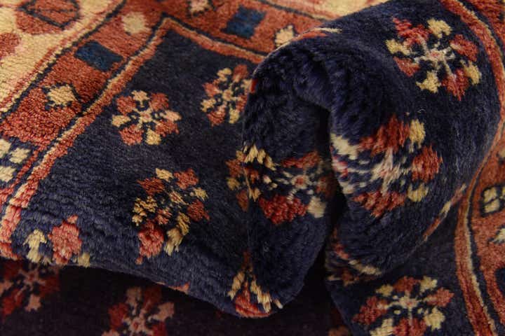 110cm x 340cm Hand Knotted Farahan Persian Wool Runner Rug
