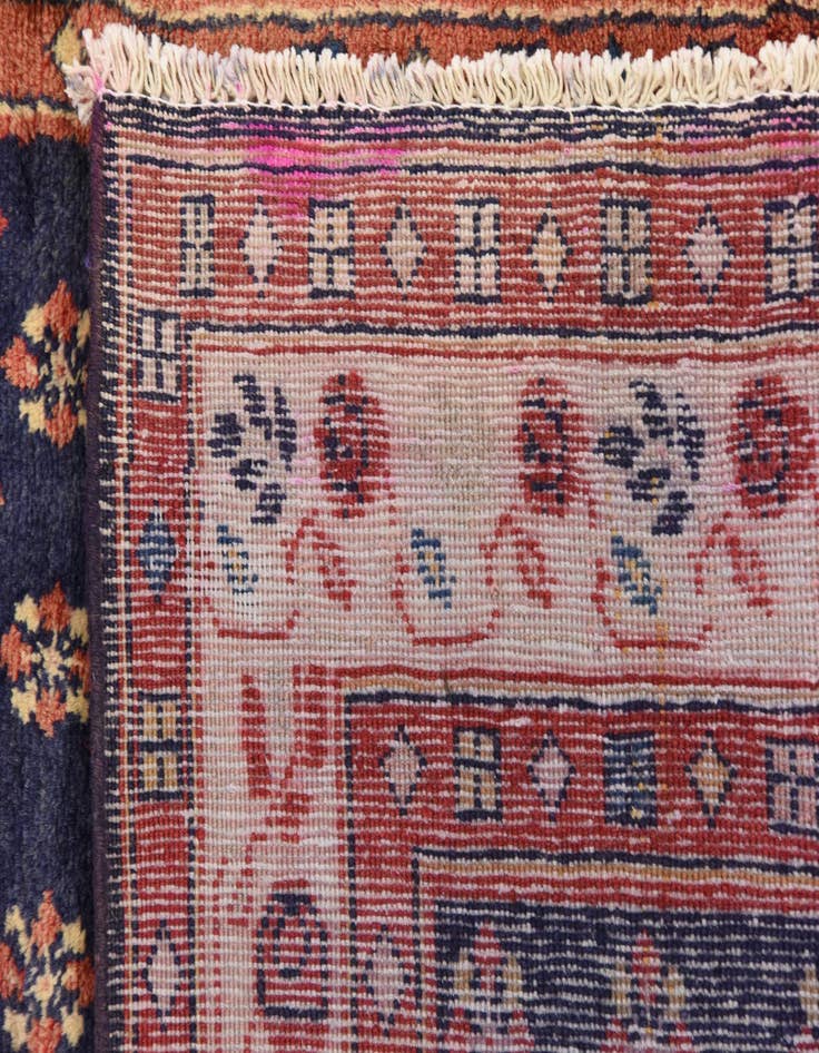 Detail image of 3' 7 x 11' 2  Hand Knotted Farahan Persian Wool Runner Rug