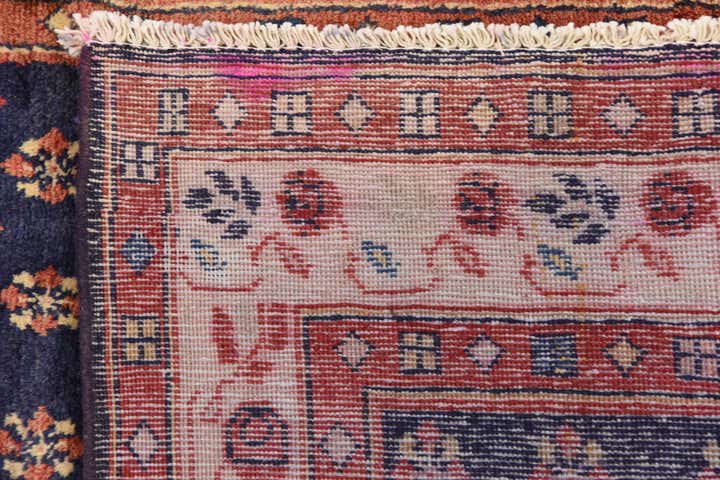110cm x 340cm Hand Knotted Farahan Persian Wool Runner Rug