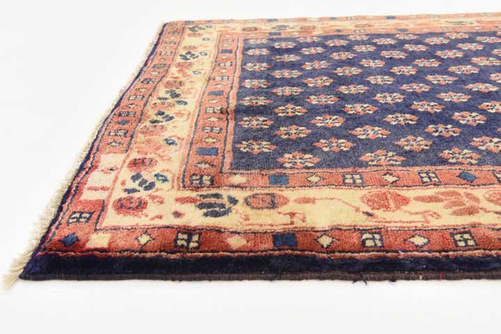 110cm x 340cm Hand Knotted Farahan Persian Wool Runner Rug