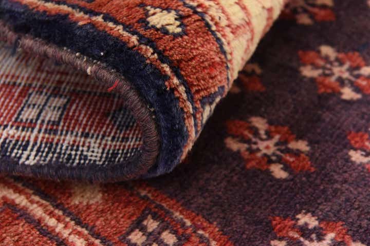 110cm x 340cm Hand Knotted Farahan Persian Wool Runner Rug