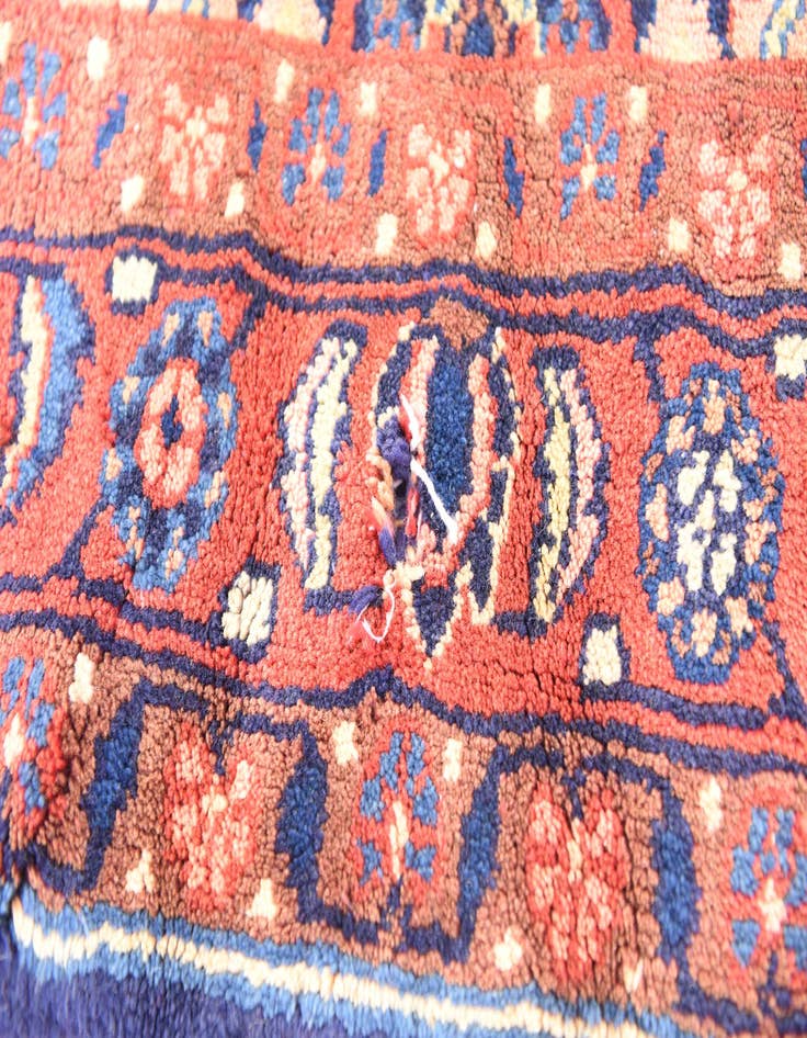 Detail image of 3' 9 x 10' 5  Hand Knotted Farahan Persian Wool Runner Rug