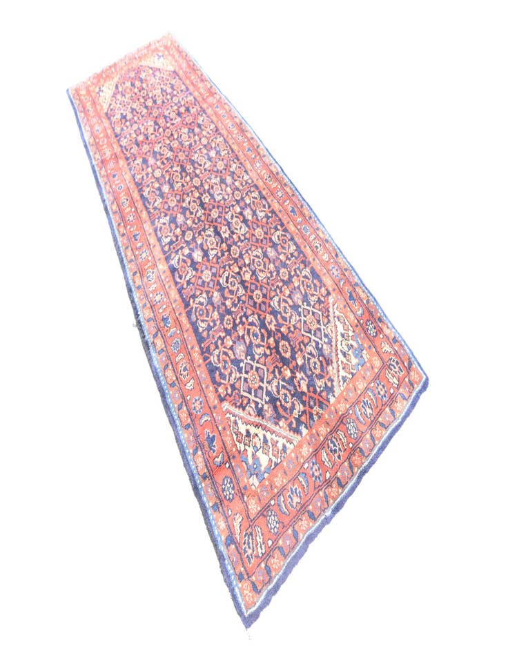 Detail image of 3' 9 x 10' 5  Hand Knotted Farahan Persian Wool Runner Rug