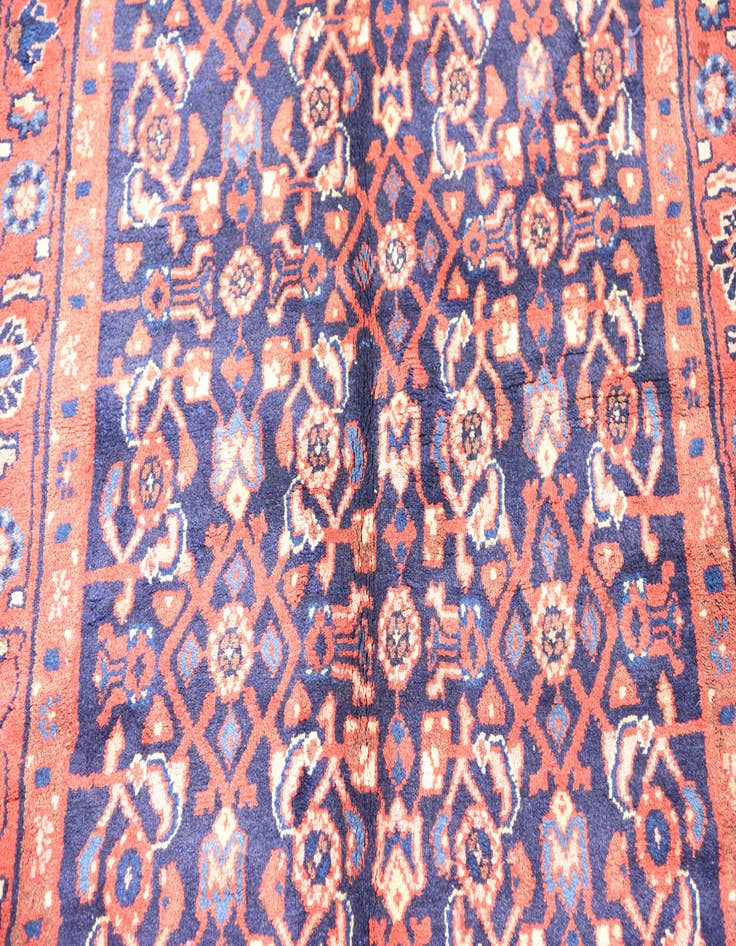 Detail image of 3' 9 x 10' 5  Hand Knotted Farahan Persian Wool Runner Rug