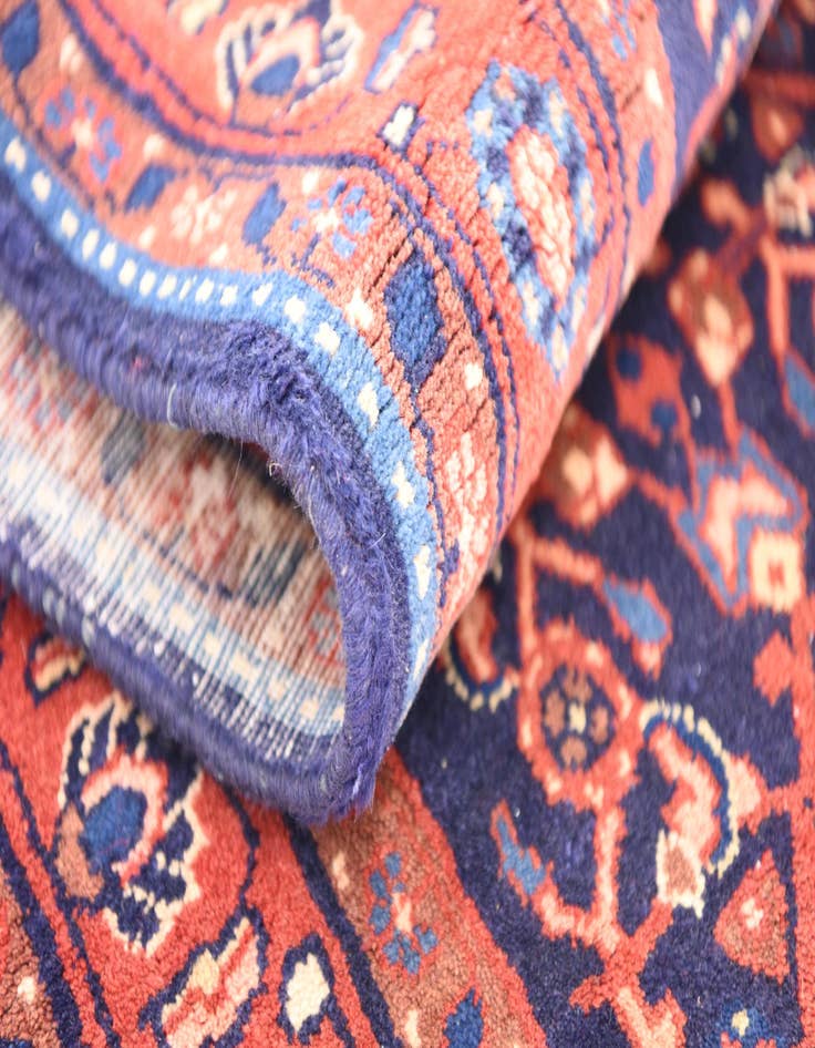 Detail image of 3' 9 x 10' 5  Hand Knotted Farahan Persian Wool Runner Rug