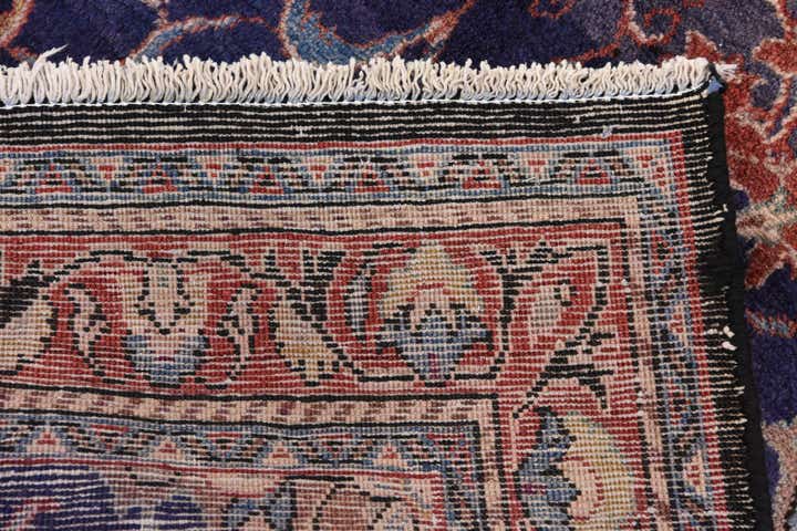 3' 7 x 10' 1 Hand Knotted Farahan Persian Wool Runner Rug