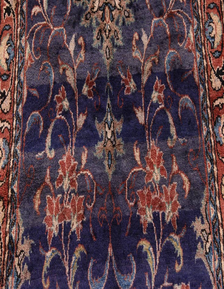 Detail image of 3' 7 x 10' 1 Hand Knotted Farahan Persian Wool Runner Rug