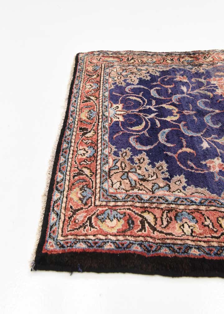3' 7 x 10' 1 Hand Knotted Farahan Persian Wool Runner Rug
