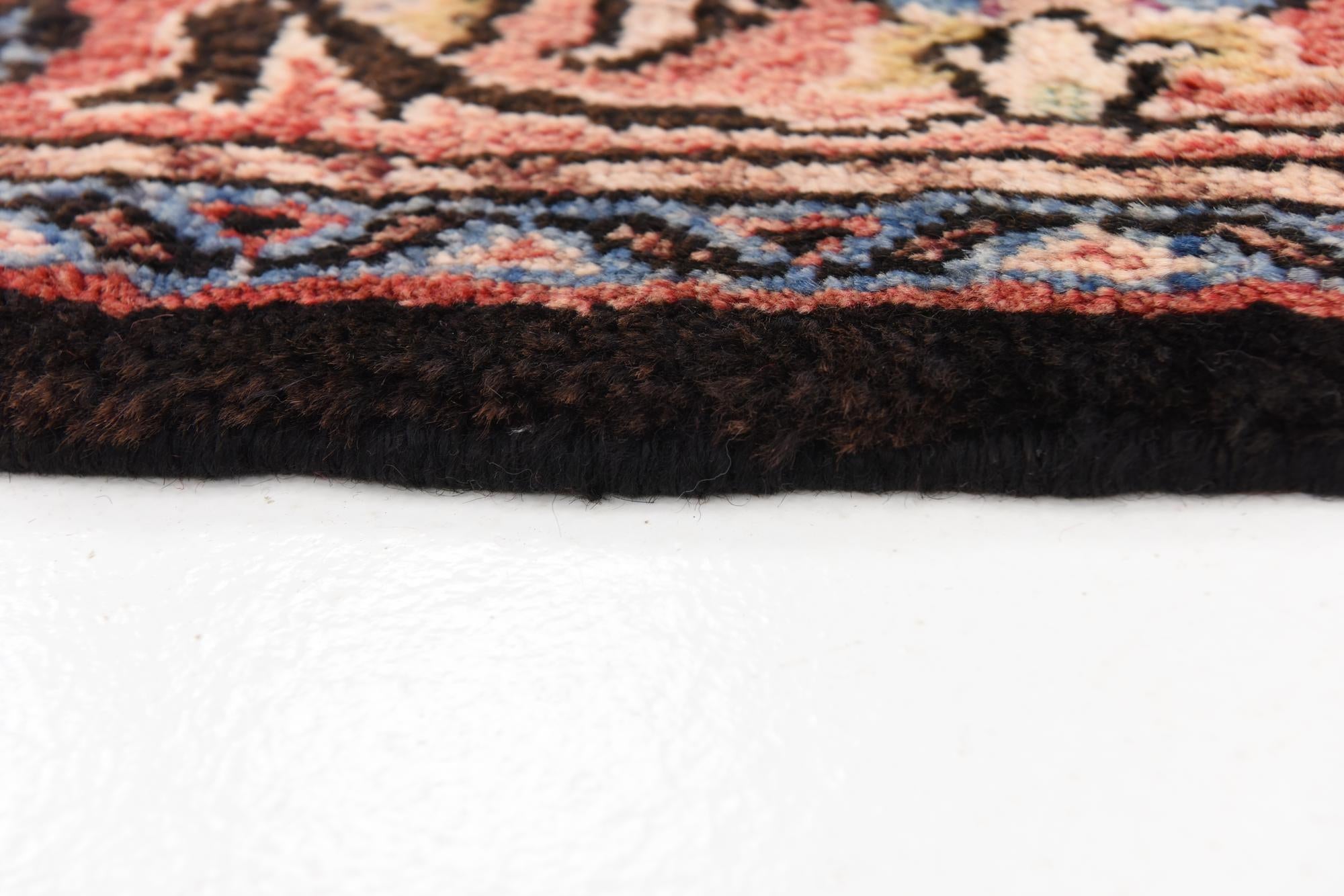 3' 7 x 10' 1 Hand Knotted Farahan Persian Wool Runner Rug