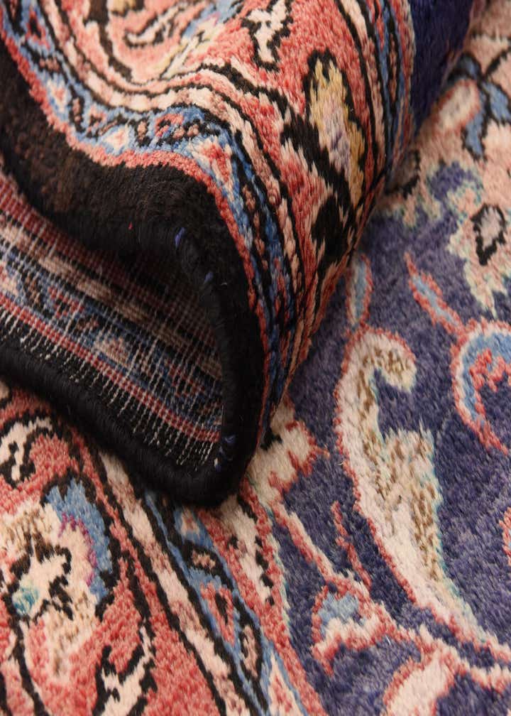 3' 7 x 10' 1 Hand Knotted Farahan Persian Wool Runner Rug