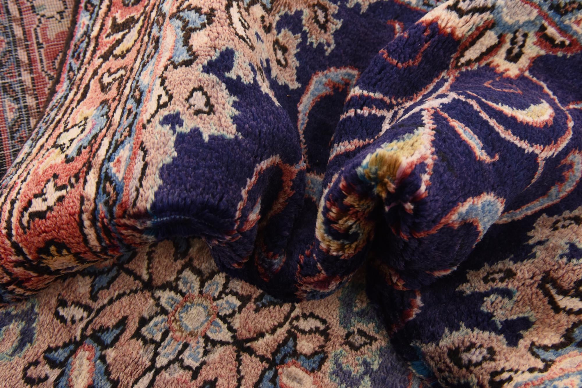 3' 7 x 10' 1 Hand Knotted Farahan Persian Wool Runner Rug