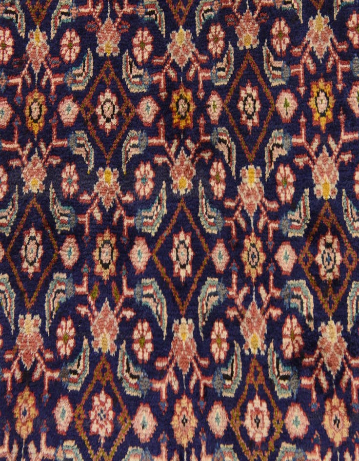 Detail image of 3' 8 x 10' 2 Hand Knotted Farahan Persian Wool Runner Rug