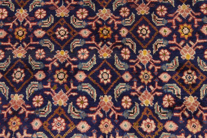 3' 8 x 10' 2 Hand Knotted Farahan Persian Wool Runner Rug