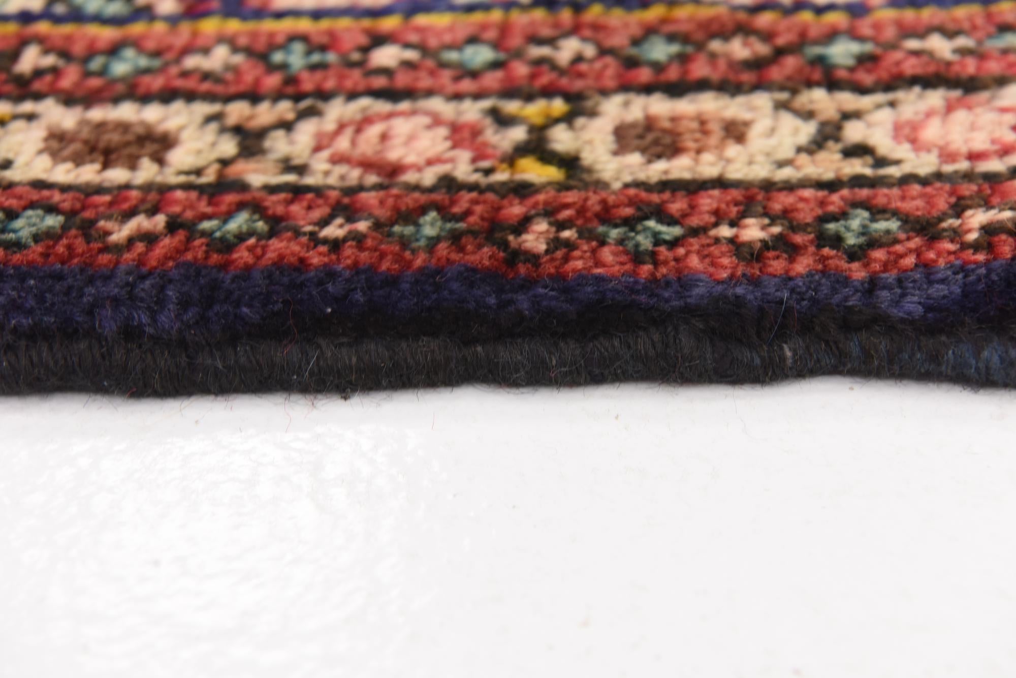 3' 8 x 10' 2 Hand Knotted Farahan Persian Wool Runner Rug