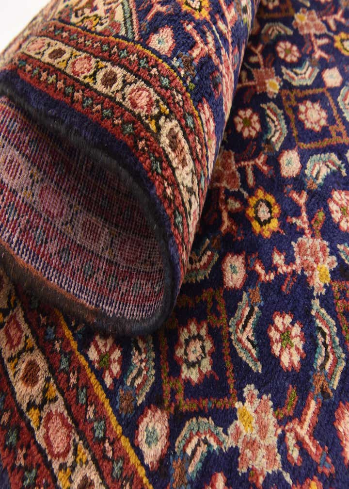 3' 8 x 10' 2 Hand Knotted Farahan Persian Wool Runner Rug