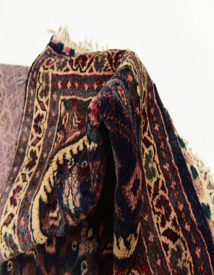 Detail image of 3' 5 x 10' 5  Hand Knotted Farahan Persian Wool Runner Rug