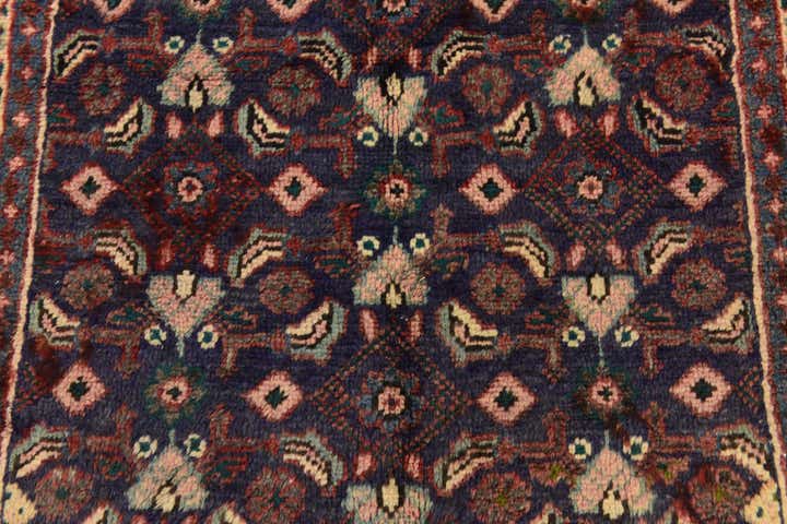 3' 5 x 10' 5 Hand Knotted Farahan Persian Wool Runner Rug