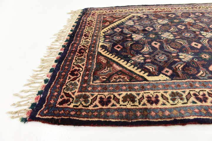 3' 5 x 10' 5 Hand Knotted Farahan Persian Wool Runner Rug