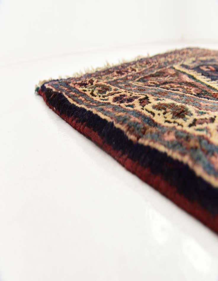 Detail image of 3' 5 x 10' 5  Hand Knotted Farahan Persian Wool Runner Rug